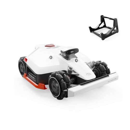 Mammotion LUBA 2 AWD 3000X Robot Lawn Mower with Cleaning Stand, Mowing 0.75 Acre, All-Wheel-Drive for 80% Slope, UltraSense AI Vision & RTK Auto-Mapping, 1.0"-2.7" Adjustable Cutting Height