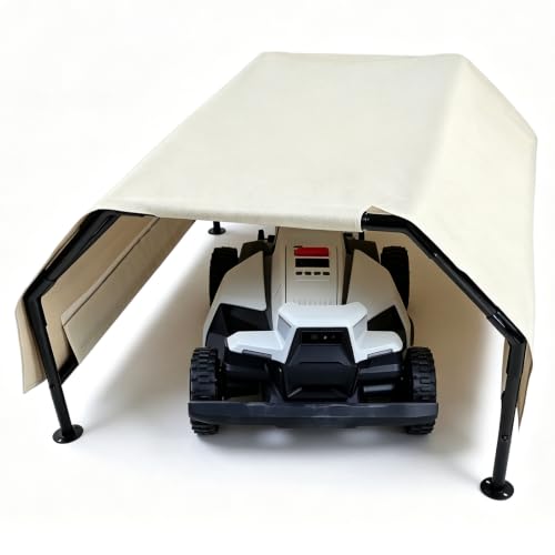 Robot Mower Garage, Rainproof UV-Proof Shelter for All Mowers（Large Size）