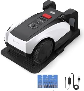 ECOVACS Goat O1000 RTK Care Kit Robotic Lawn Mower with RTK Precision Navigation, No Perim