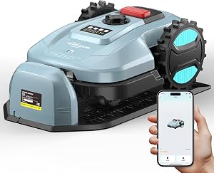 2026 New Robot Lawn Mower with App Control – Features Adjustable Cutting Height, Auto-Char