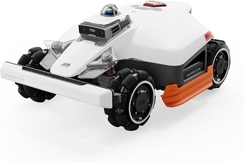 Mammotion LUBA 3 AWD 5000H Robot Lawn Mower for 1.25 Acres, 360° LiDAR — Build quality and design details up close