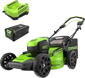 Greenworks 80V 21" Brushless Cordless (Self-Propelled) Lawn Mower (75+ Compatible Too