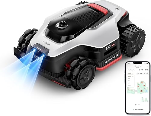 DREAME LiDAR 5000 Robot Lawn Mower A3 AWD Pro Wire Free No RTK, 4WD fo — Build quality and design details up close