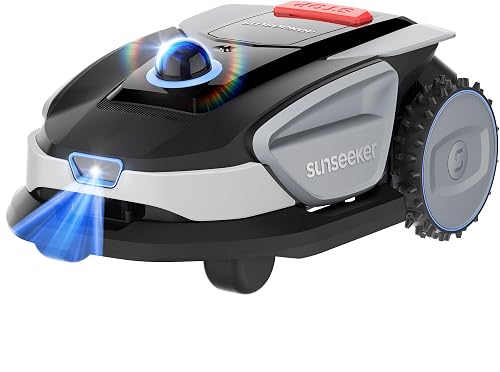 Sunseeker S4 LiDAR Robot Lawn Mower for Up to 0.25 Acre (1000 m²), Vis — Build quality and design details up close