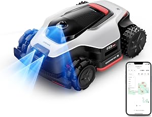 (Latest Upgrade) DREAME A3 AWD 1000 Robot Lawn Mower, 360° 3D LiDAR & AI Dual Vision S
